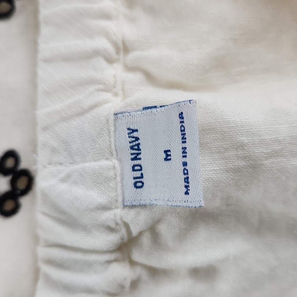 OLD NAVY peasant ruffle blouse top size Medium. So cute! - Picture 6 of 8